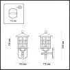 Уличный настенный светильник Odeon Light House 4043/1W                        