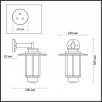 Уличный настенный светильник Odeon Light Mito 4047/1W                        