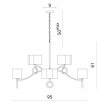 Подвесная люстра CONTRALTO 4069/02 LM-8                        