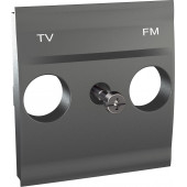 Центральная плата Schneider Electric Unica Class Top графит TV\FM розетки MGU9.440.12
