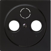 Накладка антенной розетки Gira S-color Черный 086947
