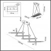 Подвесной светильник Odeon Light RUDY 4366/90L                        