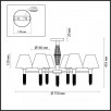 Люстра потолочная Lumion VANESSA 4514/6C                        