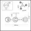 Люстра потолочная Lumion COMFI GISELLE 4545/3C                        