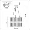 Люстра подвесная Odeon Light VIKETA 4786/12A                        