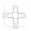 Соединитель X-образный однофазный Barra 502146                        