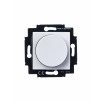 Светорегулятор ABB Levit белый / дымчатый чёрный поворотно-нажимной 60-600 Вт R 2CHH942247A6062 3294H-A02247 62W