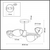 Люстра потолочная Lumion COMFI ROMEO 5207/4C                        