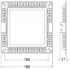 Встраиваемый светильник Deko-Light 13W 565157                        