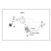 Светильник настенно-потолочный (спот) HOT 5739-1                        