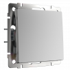 Выключатель Werkel Antik серебряный одноклавишный проходной WL06-SW-1G-2W a029821 a051526