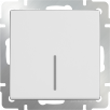 Выключатель Werkel Antik белый одноклавишный с подсветкой WL01-SW-1G-LED a030766 a051110