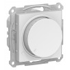 Светорегулятор (диммер) Schneider Electric Atlasdesign Белый поворотно-нажимной, 630Вт, механизм ATN000136