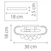 Люстра потолочная Monile 704032                        