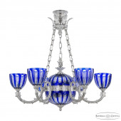 Люстра Bohemia Ivele Crystal Florence 71009P/6/210 NW P1 U Clear-Blue/H-1H Y8 FA2S