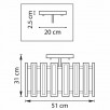 Люстра потолочная Lightstar Agave 712054                        
