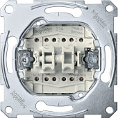 Механизм Merten M-серия 1-полючный 2-кнопочный переключатель на 2 напр. с зам.конт 10А MTN3159-0000