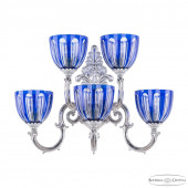 Бра Bohemia Ivele Crystal Verona 7203B15/3+2/210 NW P1 U Clear-Blue/H-1H