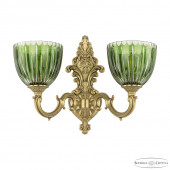 Бра Bohemia Ivele Crystal Verona 7214B14/2/175 FP P1 U Clear-Green/H-1K