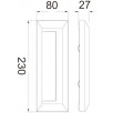 Уличный настенный светильник Deko-Light Telarga G 730412                        