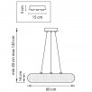 Люстра подвесная Onda 741104                        