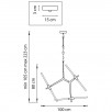 Люстра подвесная Struttura 742067                        