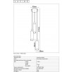 Светильник подвесной Lucide ORLANDO 74404/13/65                        