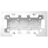 Монтажный короб Simon 24 белый для накладного монтажа на 2 модуля 2400752-030