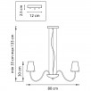 Подвесная люстра Lightstar Diafano 758082                        