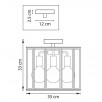 Люстра потолочная Lightstar Genni 798231                        