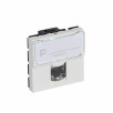 Розетка RJ45 Legrand Mosaic белая UTP кат5е 2мод 076554