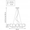 Люстра подвесная Sferetta 801124                        