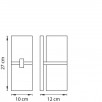 Светильник настенный Qubica 805620                        