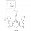 Люстра потолочная Escica 806050                        