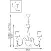 Люстра подвесная Escica 806080                        