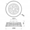 Люстра потолочная-вентилятор Mantra INDONESIA 8225                        