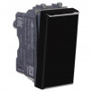 Выключатель модульный Черный квадрат 1 модуль DKC Avanti 4402101