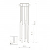 Люстра потолочная Nowodvorski LASER 8920                        