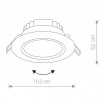 Светильник встраиваемый Nowodvorski EOL LED 5W 8988                        