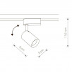 Светильник для трековой системы Nowodvorski PROFILE IRIS 8998                        
