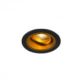 Точечный светильник Zumaline CHUCK DL ROUND BLACK-GOLD 92702