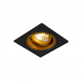 Точечный светильник Zumaline CHUCK DL SQUARE BLACK- GOLD 92706