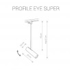 Светильник для трековой системы PROFILE EYE SUPER 9324                        