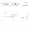 Настенный светильник VAN GOGH LED 9350                        