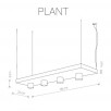 Светильник подвесной PLANT 9381                        