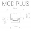 Встраиваемый светильник MOD PLUS 9404                        