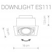 Встраиваемый светильник DOWNLIGHT 9571                        