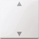 Кнопочный Выключатель Merten M-серия для жалюзи белый MTN587719