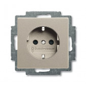 Розетка ABB Basic 55 шампань SCHUKO 16А 250В с защитными шторками 2CKA002013A5337 20 EUCKS-93-50