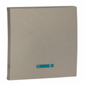 Лицевая панель выключателя 1-кл. с индикатором 10А кашемир EKF Валенсия ESV10-L-121-40